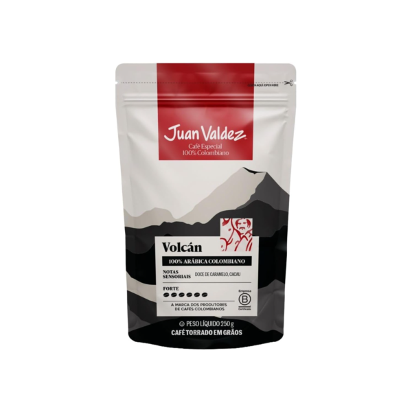 CAFE JUAN VALDEZ VOLCAN EM GRAOS 250G