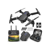 E88 Drone Com Camera Drone Profissional 4K HD câmeras com Fluxo óptico FPV Mini Controle Remoto DroneQuadricóptero Com Bolsa De Transporte