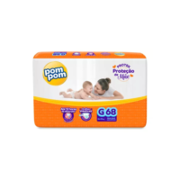 Pom Pom Proteção de Mãe Derma Protek 68 unidades (G)