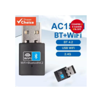Mini Adaptador Sem Fio USB Wifi 150mbps Bt 4.2 Dongle Placa De Rede RTL8723DU Para Desktop Portátil PC