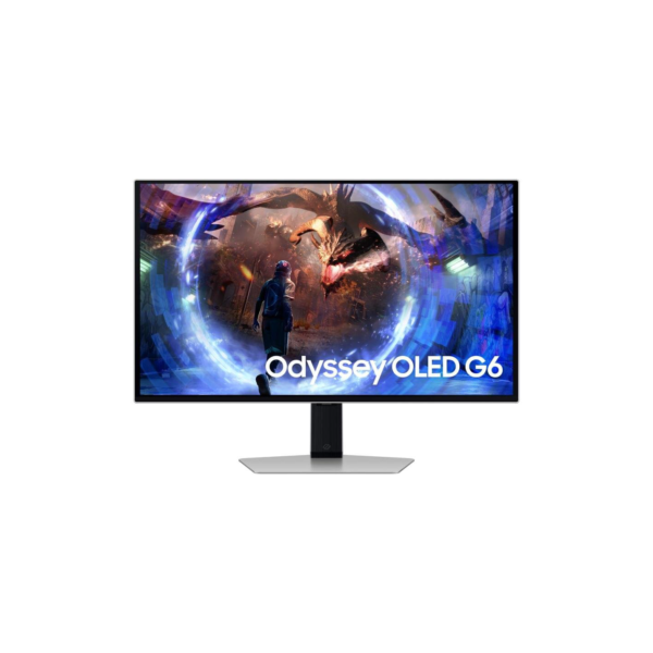 Monitor Gamer Samsung Odyssey OLED G6 27” Qhd, Tela Flat, Painel OLED, 360hz,auto Source Switch+, Freesync Premium Pro Prata