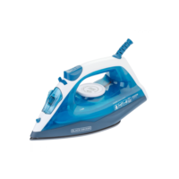 Ferro de Passar Roupa a Vapor Black + Decker Antiaderente 1200W 220V Azul