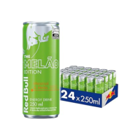 Pack de 24 Latas Red Bull Energético, Melão Edition, Maracujá e Melão 250ml