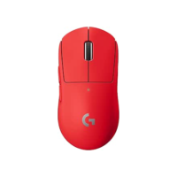 Mouse Gamer Sem Fio Logitech G PRO X SUPERLIGHT com Tecnologia LIGHTSPEED, Ultraleve 63g, 5 Botões Programáveis, Sensor HERO 25K e Bateria Recarregável - Compatível com POWERPLAY - Vermelho