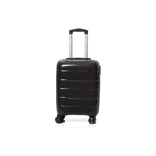 Mala De Viagem 10kg Maldivas Rígida Cadeado Segredo Isibrás Isiway Cor Preto Lisa