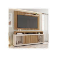 Rack Com Painel Para TV até 65 Polegadas Life Marrom Caemmun