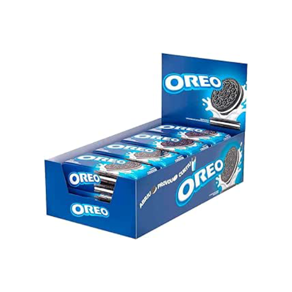 Oreo Biscoito Recheado Original Display Com 8 Unidades De 36G