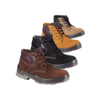 Bota Botina Segurança Bracol Sapato Coturno Nobuck Com Ca