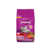 whiskas Ração Whiskas Carne Para Gatos Adultos 10 1 Kg