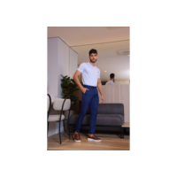 Calça Social Alfaiataria Masculina Elastano