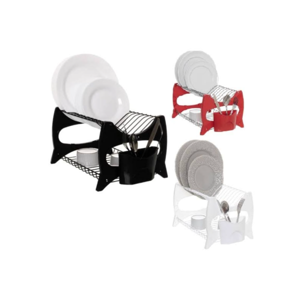 Kit Escorredor Louça e Pratos + Porta Talheres+ Porta copos com desconto
