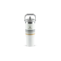 Tumbler Térmico Flip Straw Varsity Cream Ash Stripes | 887 ML