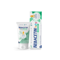 Creme Contra Assaduras Nebacetin Baby Prevenção - Pele Macia Hidratada e Saudável, Para Peles Sensíveis e Delicadas, Creme de Assadura Bebê - 30g