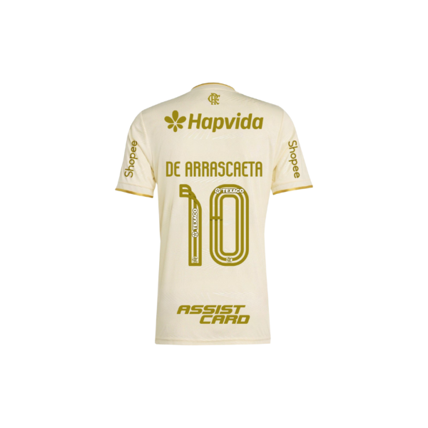 Manto Flamengo Jogo 3 Adidas 2025 - Com Kit Patrocínio +  De Arrascaeta 10