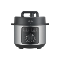 Panela De Pressão Mecânica Preta E Inox 4l Midea