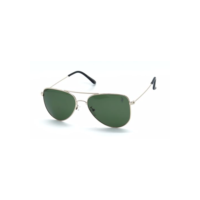 Óculos de Sol Aviador Unissex Polo London Club, Armação em Metal Stainless Stell (dourado)