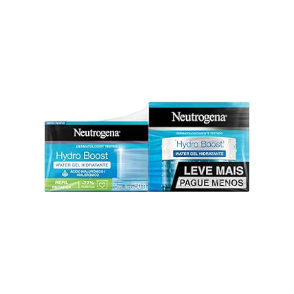 Neutrogena Hidratante Facial Hydro Boost Water Gel 50g + Refil Hydro Boost Water Gel 50g