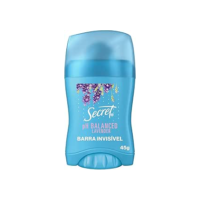 Desodorante Antitranspirante em Barra Secret Aroma de Lavanda com pH Balanceado 45g