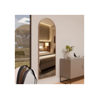 Espelho Janela E13 Moldura em Couro 115cm 150cm 170cm  Corpo Inteiro Luxo Promoção Lançamento Com Suporte