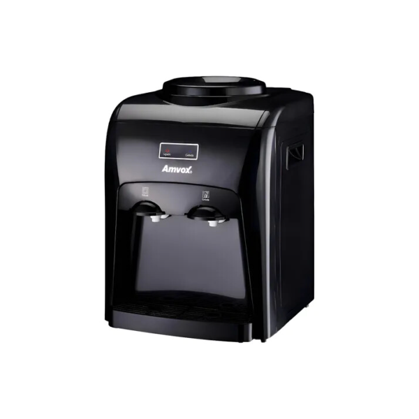 Bebedouro Refrigerado Eletrônico Agua Gelada Black Cor Preto