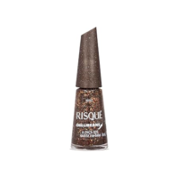 Esmalte Marrom Risqué & Chilli Beans A Onça que Habita em Mim Efeito 8ml