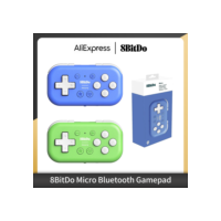 8bitdo micro bluetooth gamepad mini controlador de jogo de bolso para switch, android e raspberry pi, suporta modo teclado