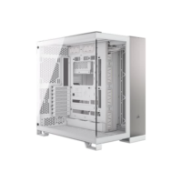 Gabinete Gamer CORSAIR 6500X Mid Tower, Lateral em Vidro, Branco e Aluminio - CC-9011285-WW