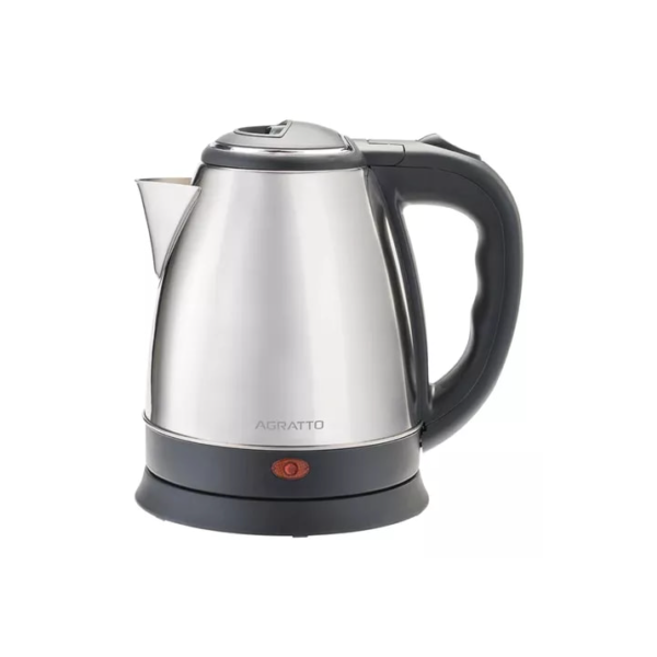 Chaleira Elétrica Agratto 1,8l Ce-01 Pratic Inox Preta 127v