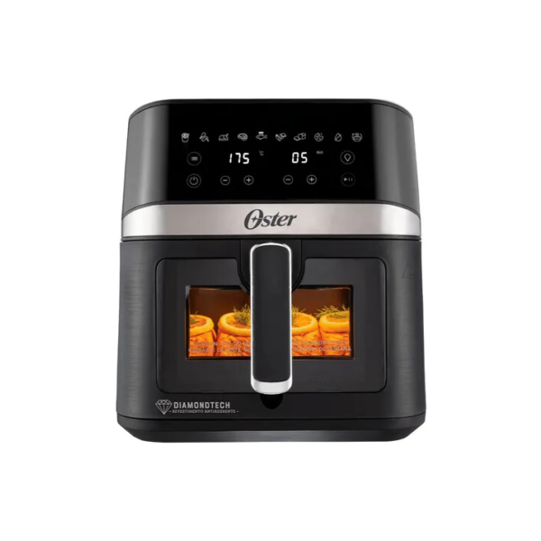 Fritadeira Diamondtech Oster 6l Com Visor Transparente Cor Preto
