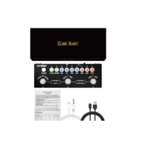 Cuvave Cube BEBÉ Portátil Multi Efeitos Pedal Para Guitarra Acústica Elétrica Gravação Interface Áudio Função Cuvave