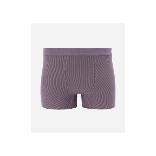 Cueca Boxer em Poliamida com Listras Risca de Giz Mash Roxo