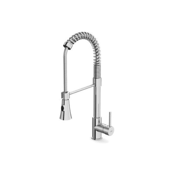 Misturador Monocomando para Cozinha de Mesa Gourmet Bica Móvel Cromada Celite
