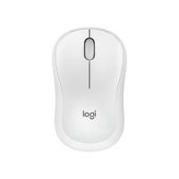 Mouse Sem Fio Logitech M240 com Conexão Bluetooth, Clique Silencioso, Design Ambidestro Compacto, Bateria de 18 Meses, Compatível com Windows, macOS, ChromeOS - Branco