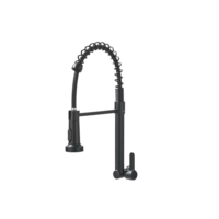 Torneira Cozinha Malibu parede Gourmet 1/4 Volta Cromada Pia Inox preta preta e dourada bancada casa nova vi