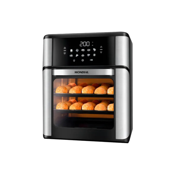 Fritadeira Air Fryer Forno Oven 12L, Mondial, 2000W - AFON-12L-BI