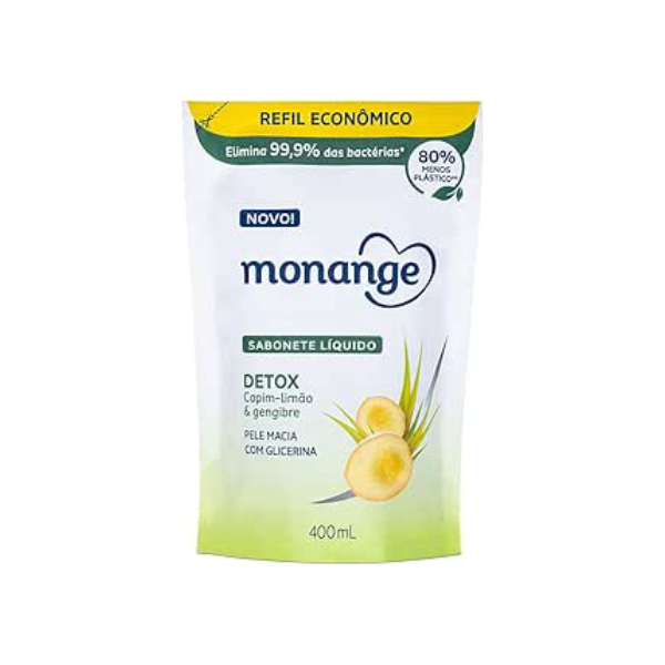 Coty Refil Sabonete Líquido Monange Detox 400Ml