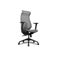 Cadeira de Escritório Zinnia Florence | Home Office | design ergonômico e malha respirável | ZNO-FLC-BK