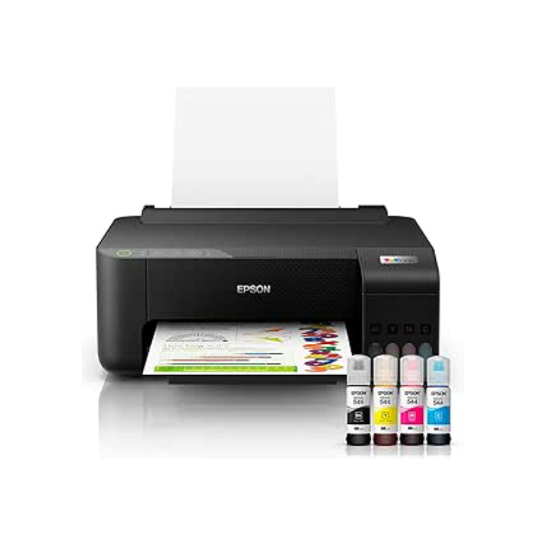 Impressora Epson EcoTank L1250 - Tanque de Tinta Colorida, Wi-Fi Direct, Comando de voz, Bivolt, Cor: Preto