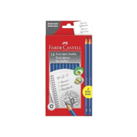 Lápis Preto Redondo Nº2HB, Faber-Castell, EcoLápis, PM/1210AZ12+2, 14 Unidades