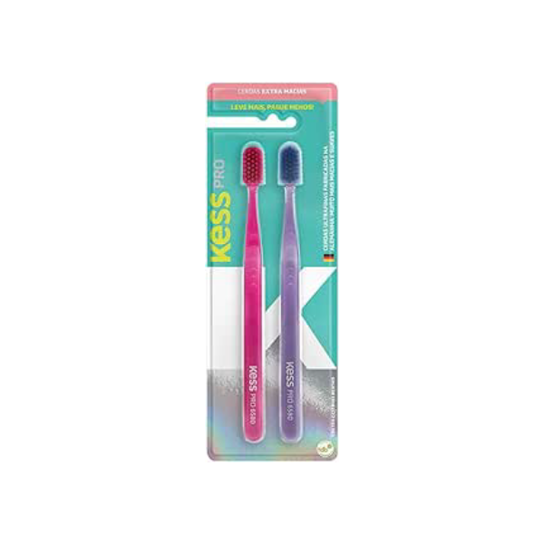 RICCA/BELLIZ Escova Dental Kess Pro Extra Macias C/2