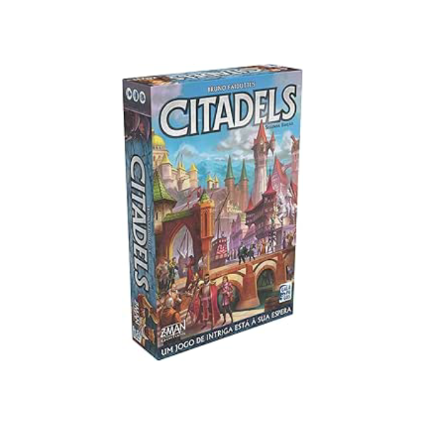 Galápagos Jogos Citadels (Segunda Edição) - Revisada, Jogo de Tabuleiro para Amigos, 1 a 8 jogadores, 30-60 min, CIT201, Multicolor