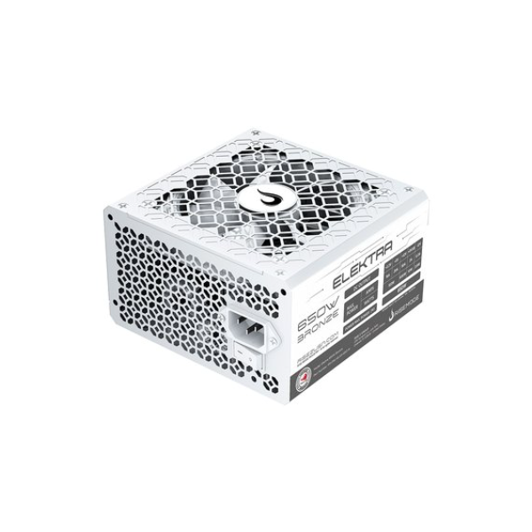 Fonte Gamer Rise Mode Elektra, 650W, Bronze, Full Modular, PFC Ativo, Branco - RM-PSU-ELKM-650-W