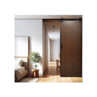 Porta de Madeira Celeiro Sobrepor 215x90cm Melamínica Mdf Ultra Mgm