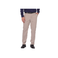 Calça Social Slim Bege Calça de Terno