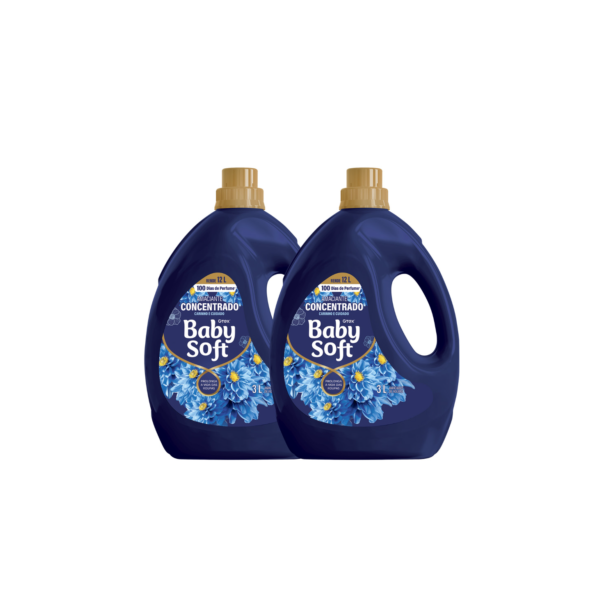 Kit 2 Amaciantes Concentrados Baby Soft Carinho e Cuidado - 3l