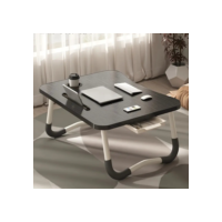 Mesa Dobrável para Notebook Portátil Dobrável Articulada em Mdf Suporte para Laptop Cama Estudo Porta Tablet