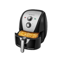 Fritadeira Sem Óleo Air Fryer 6L, Mondial, Preto/Inox, 1900W, 110V - AFN-60-BI