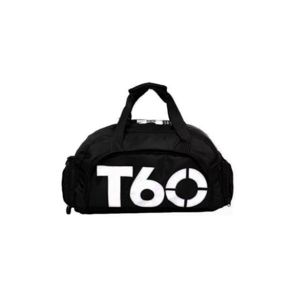 Bolsa Mala T60 Fitness Para Academia Treino Esporte E Viagem - Preto