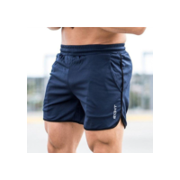 Calções de malha respirável para homens, calções masculinos de treino de ginástica, roupa esportiva de secagem rápida, calça curta basculante, verão