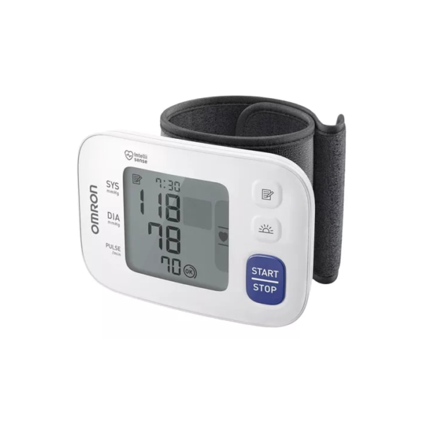 Aparelho Medidor De Pressão Digital Pulso Hem-6181 Omron Cor Branco